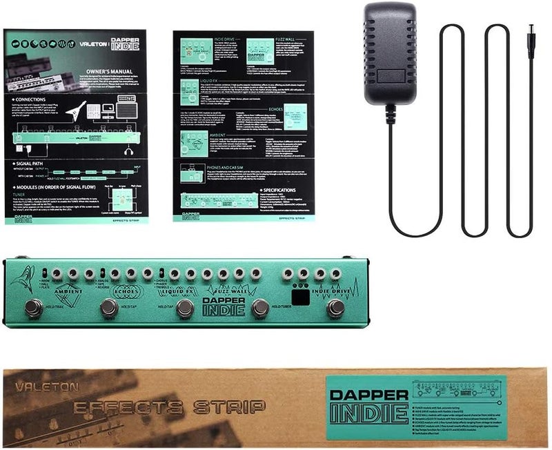 VALETON Multi Effects Guitar Pedal Dapper Indie of Distortion Reverb Delay Chorus Fuzz And Phaser Tremolo for Indie Ambient Psychedelic Grunge Post Rock Stoner Metal Retro Alternative Tone - Image 5