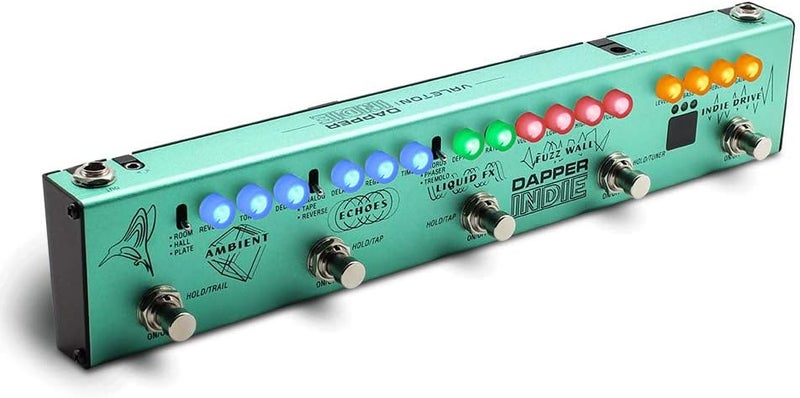 VALETON Multi Effects Guitar Pedal Dapper Indie of Distortion Reverb Delay Chorus Fuzz And Phaser Tremolo for Indie Ambient Psychedelic Grunge Post Rock Stoner Metal Retro Alternative Tone - Image 1
