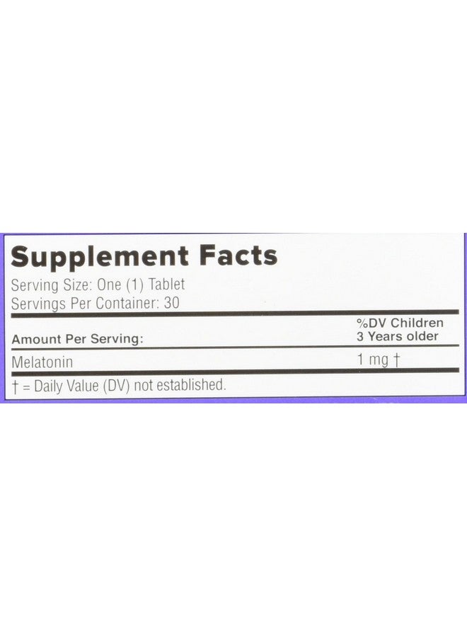 Zarbee's Naturals Children's Sleep Melatonin Supplement Chewable Tablets Grape Flavor - 30 ct, Pack of 2 - Image 5