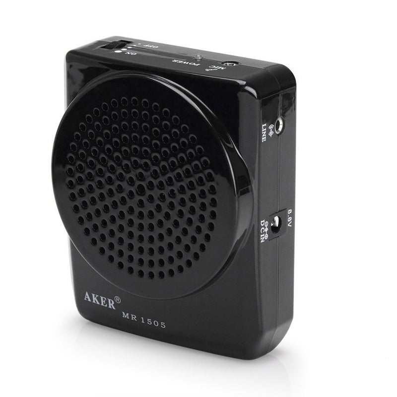 Voice Booster VoiceBooster Voice Amplifier 12watts Black MR1505 by TK Products, Portable, for Teachers, Coaches, Tour Guides, Presentations, Costumes, Etc. - Image 1