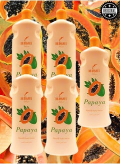 RASHELL 5 Pieces Dr Rashel Papaya Whitening Hand And Body Lotion 600ml  - Image 1