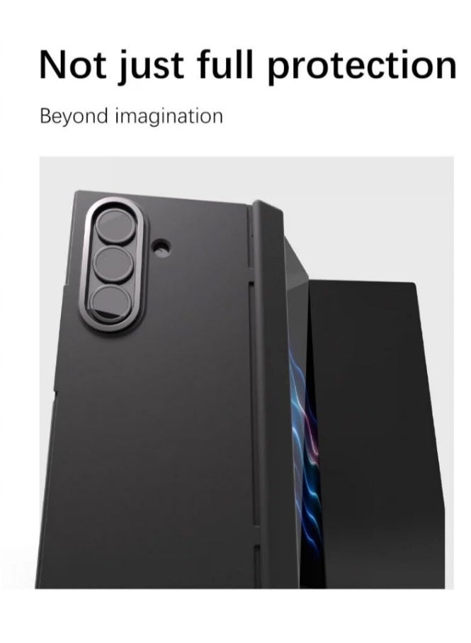 عام غطاء متوافق مع سامسونج جالاكسي زد تري فولد، [بشاشة واقية مدمجة] غطاء محفظة بفتحة بطاقة وحماية للمفصل، واقي ضد الصدمات مع وظيفة الحامل. - Image 5