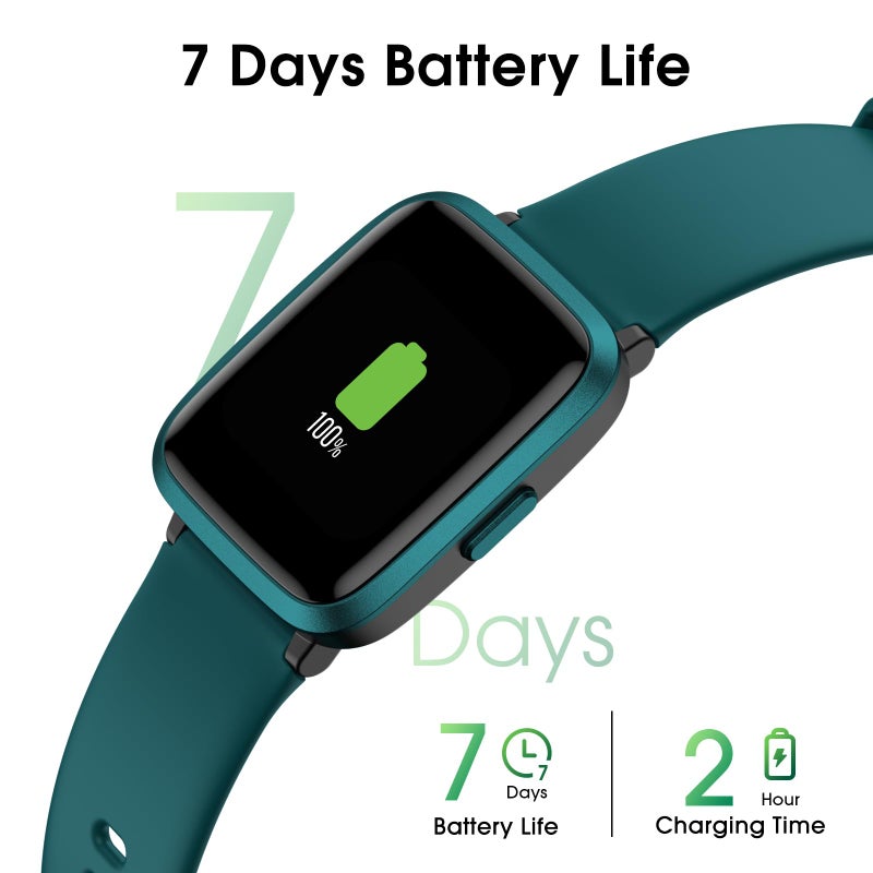 TYKOIT Smart Watch, Fitness Tracker with Touchscreen, Heart Rate Monitor, Blood Oxygen, Sleep Tracking Fitness Watch 5ATM Waterproof Smartwatch for Women Men Pedometer Step Calories for Android iOS - Image 4