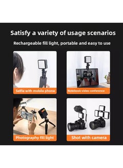 General Mobile Phone Live Photo Lighting SLR Camera Photography Pocket Fill Light Led Portable Mini RGB Full Color Light-Light Source Color:【High Edition Pocket Lamp】 (Newly Upgraded Three-Color Charging)  - Image 5