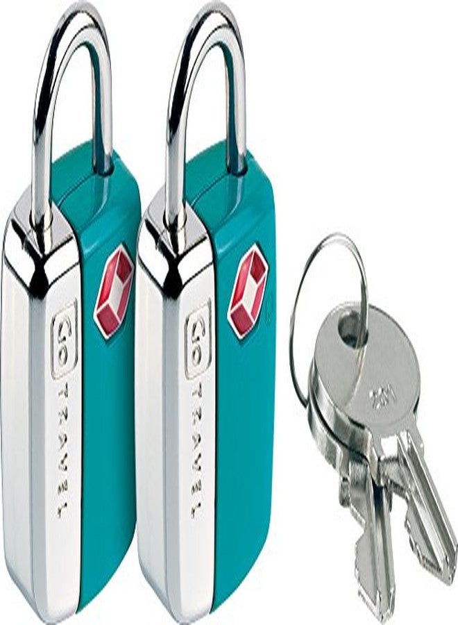 جو ترافيل أقفال Go Travel TSA المعتمدة، قفل حقيبة سفر بمفتاحين لكل قفل، أقفال معتمدة من إدارة أمن النقل الأمريكية (TSA) للأمتعة، مستلزمات السفر الأساسية، عبوة من قطعتين - Image 2