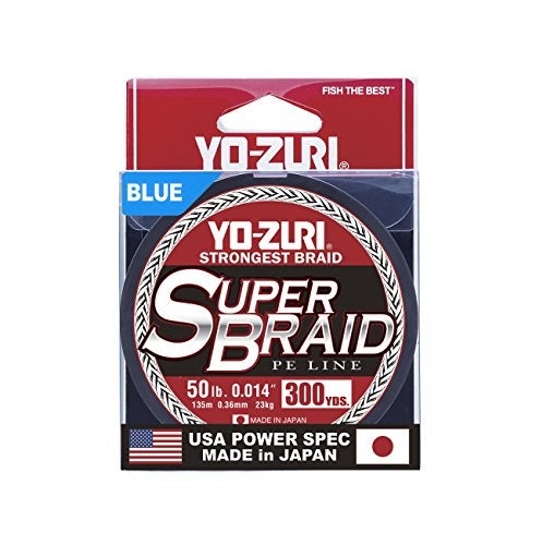 Yo-Zuri Super Braid 300 Yard Spool Blue 50 Pound Line - Image 3