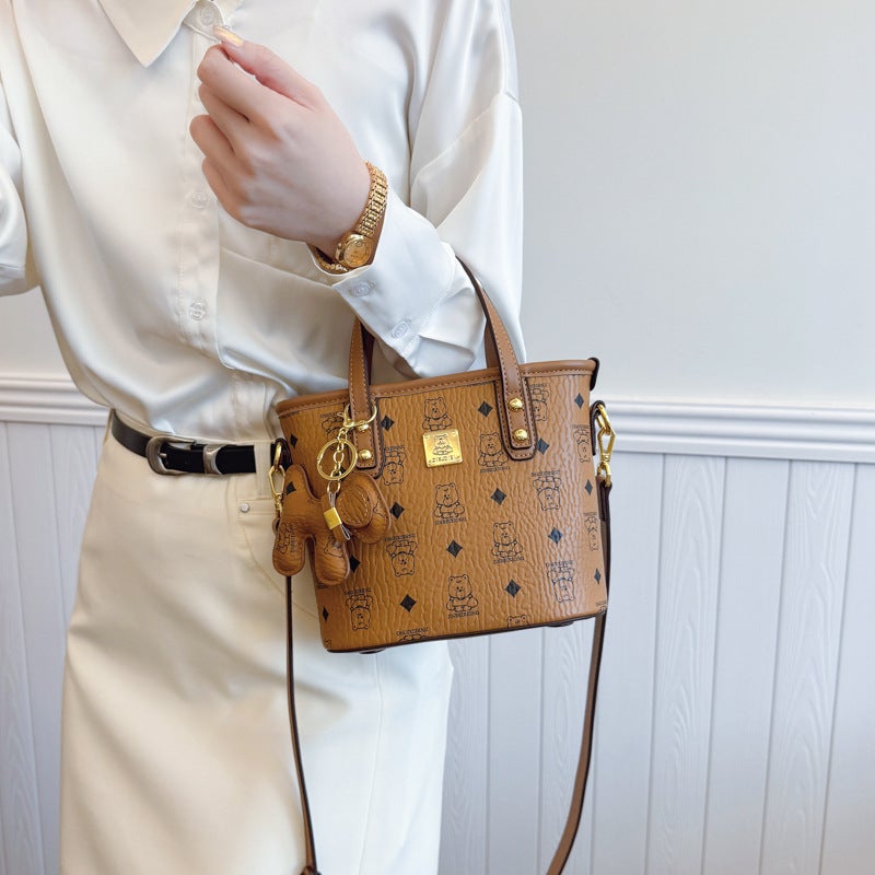 Korean Style Tote Bag Style, Versatile And High-End One-Shoulder Cross-Body Handbag, Export Vegetable Basket Women'S Bag - Image 3