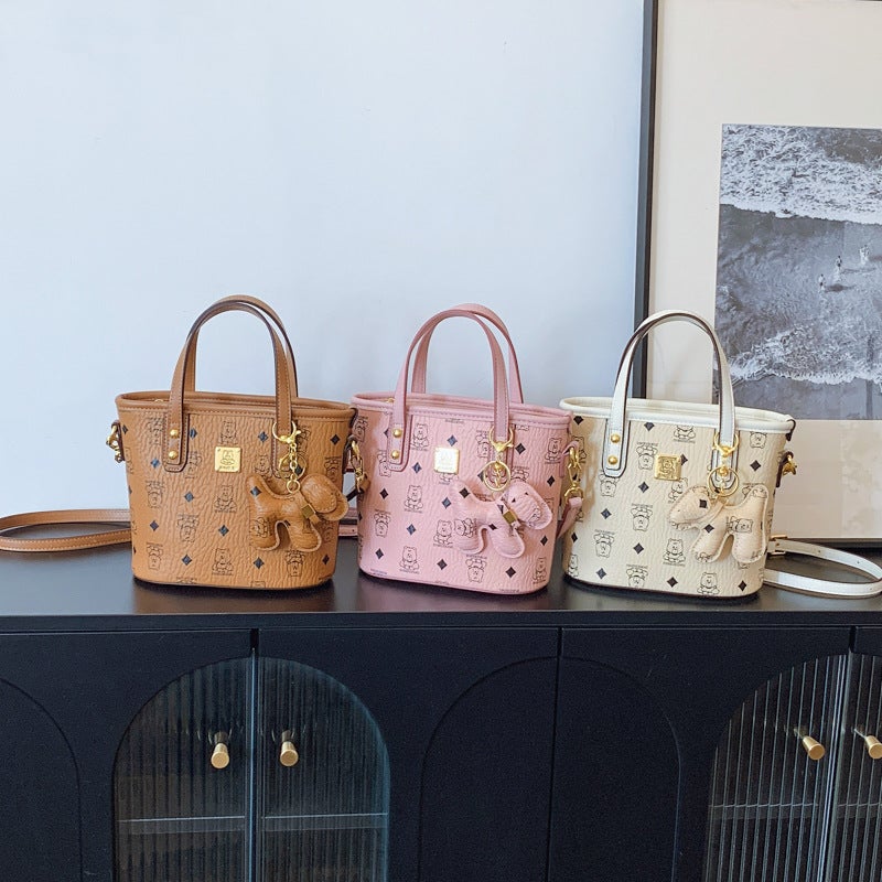 Korean Style Tote Bag Style, Versatile And High-End One-Shoulder Cross-Body Handbag, Export Vegetable Basket Women'S Bag - Image 4