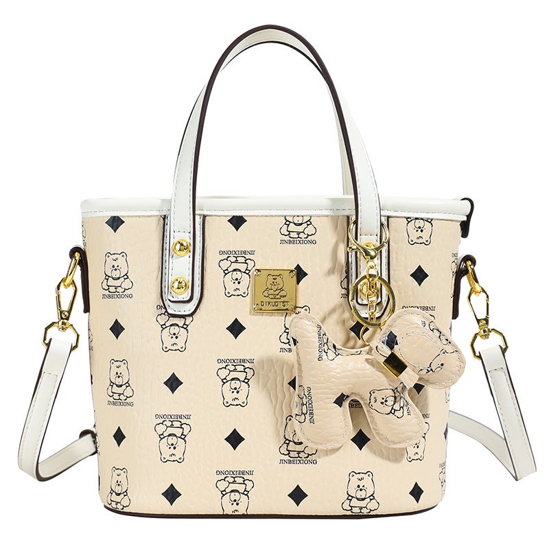 Korean Style Tote Bag Style, Versatile And High-End One-Shoulder Cross-Body Handbag, Export Vegetable Basket Women'S Bag - Image 1