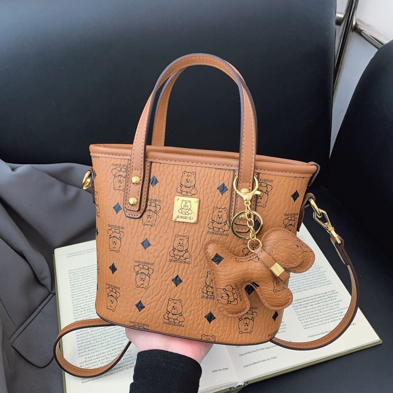 Korean Style Tote Bag Style, Versatile And High-End One-Shoulder Cross-Body Handbag, Export Vegetable Basket Women'S Bag - Image 2
