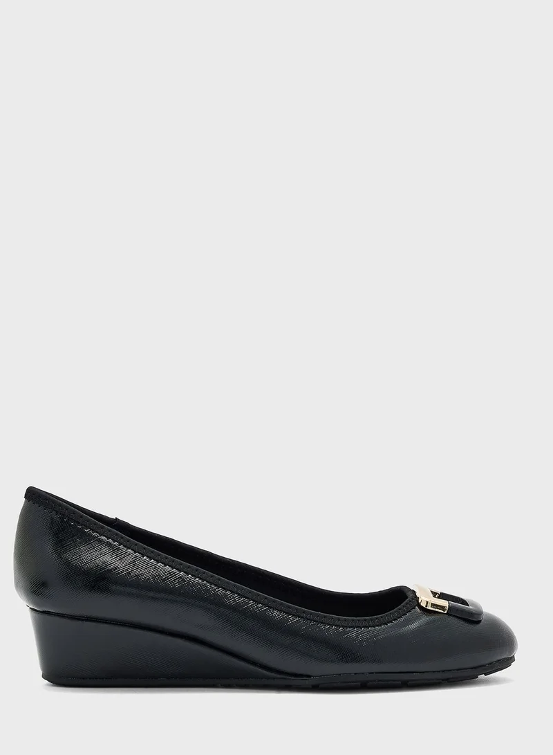 NINE WEST Low Heel Wedge Pumps