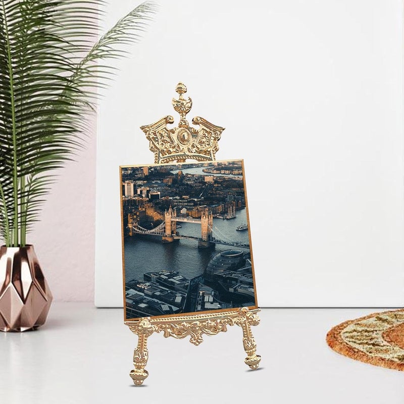 Portable Easel Light Weight Alloy Photo Display Stand Adjustable Height for Outdoor Painting and Display Artwork Portable - Image 4
