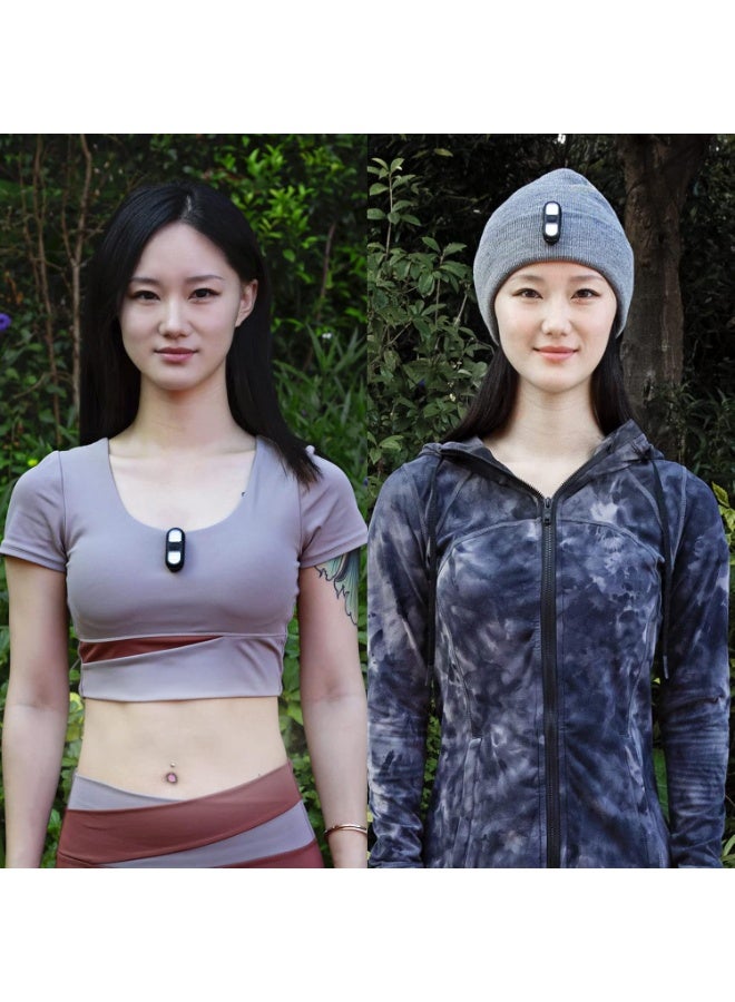 FDTY Clip on Flashlight, Running Light for Runners Rechargeable Safety Lights for Walking at Night Hands Free Flashlight Portable LED Work Light Warning Flashing Camping Hiking Walking Dog Black - Image 2