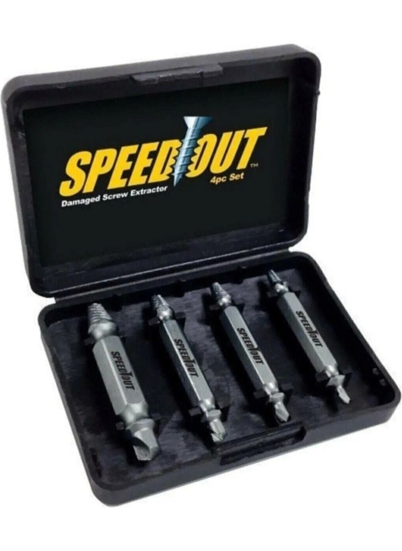 MAİN SHOP Main Shop Stainless Steel Speed Out Damaged Screw Extractor Drill Bit  - Image 3