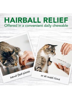 Vets Best Vet'S Best Cat Hairball Relief Digestive Aid | Vet Formulated Hairball Support Remedy | Classic Chicken Flavor | 60 Chewable Tablets  - Image 2