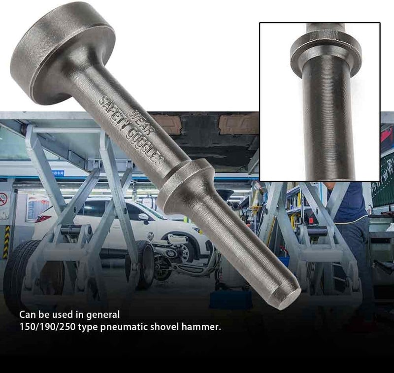 AUDBUA Air Hammer Rivet Bits Set Smoothing Pneumatic Drifts Extended Length Impact Tool (100mm) - Image 2