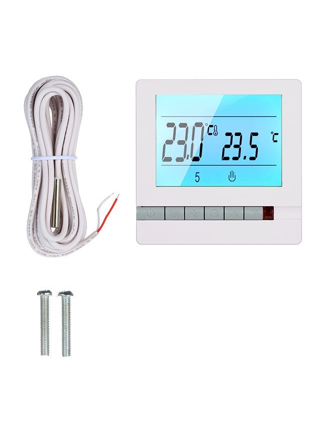 NIBEMINENT Digital LCD Display Programming Temperature Controller White - Image 1
