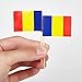 JAVD CYPS 100 Pcs Romania Flag Romanian Toothpick Flags Small Mini Stick Cupcake Toppers Romanian FlagsCountry Picks Party Decoration Celebration Cocktail Food Bar Cake Flags - Image 5