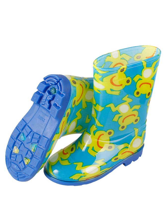 Rain Boots For Middle-aged And Older Children, Cute Rainbow Girls' Rain Boots, Exported To Japan, Waterproof High-top Boys' Primary School Students Water Shoes