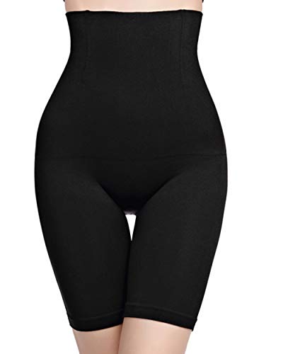 Sliot Women Body Shaper Tummy Control Shapewear High Waist Mid-Thigh Slimmer Shorts Underwear Butt Lifter Bodysuit Panties (Black, M/L) - Image 2