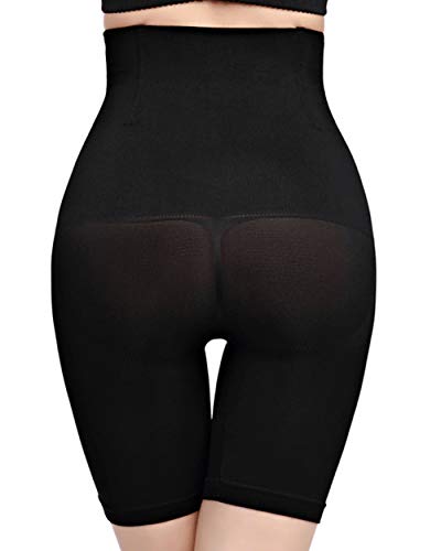 Sliot Women Body Shaper Tummy Control Shapewear High Waist Mid-Thigh Slimmer Shorts Underwear Butt Lifter Bodysuit Panties (Black, M/L) - Image 3