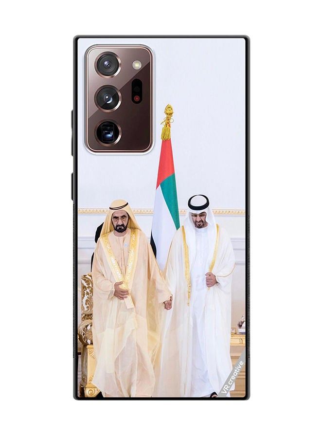 VR CREATIVE Protective Case Cover For Samsung Galaxy Note20 Ultra 5G Sheikh Mohamed Bin Zayed Al Nahyan And Sheikh Mohammed Bin Rashid Al Maktoum Design Multicolour - Image 1
