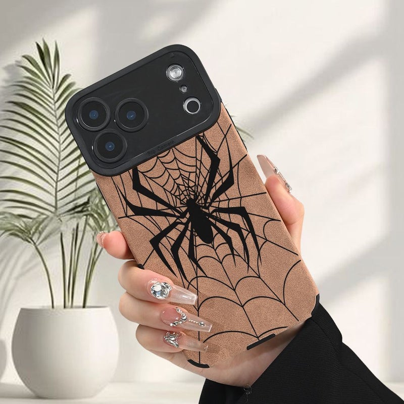 غطاء هاتف بعنكبوت رمادي مقاوم للاصفرار ومضاد للصدمات لهاتف iPhone 12 Pro - Image 2