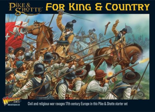 WARLORD GAMES Warlord Pike & Shotte for King & Country Game - Role Playing Strategy Board Games for Adults, Table Top 17th Century Strategic Wargaming Kit - Tabletop Military History RPG with Terrain - Image 1