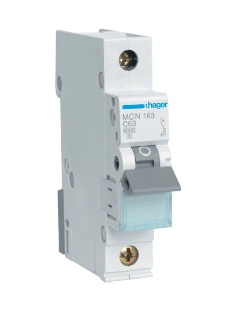 Hager Hager MCN163 1P Electric Switch - Electric Accessory (50/60 Hz) 
