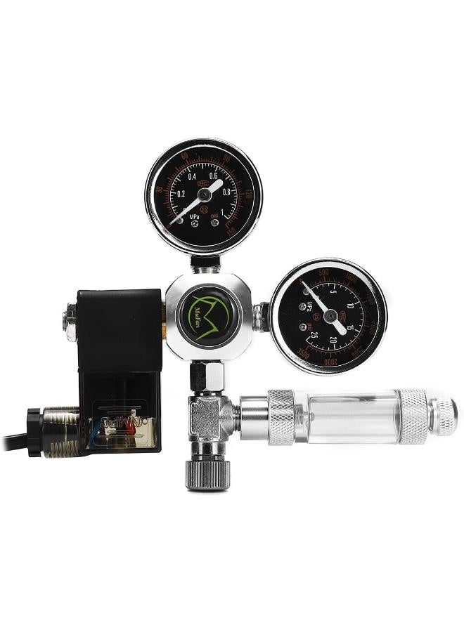 منظم ثاني أكسيد الكربون لحوض السمك مع صمام لولبي - G5/8 (قابس أوروبي) - Image 2