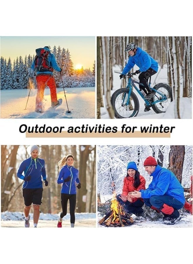 Thermal Socks for Men 5 Pairs Warm Hiking Socks Winter Thick Cozy Cushion Boot Socks for Cold Weather - Image 5