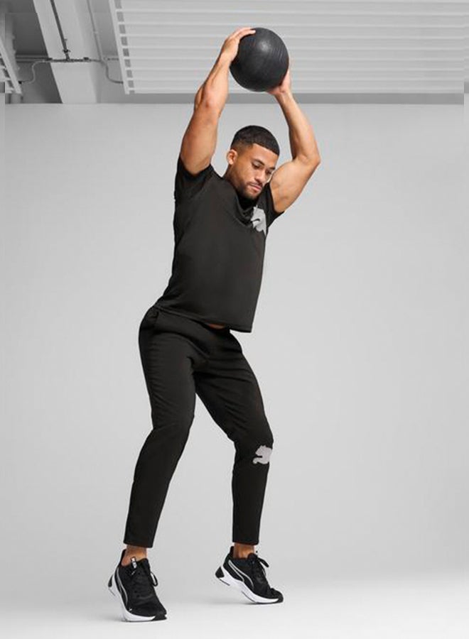PUMA بنطال م تاد بشعار كبير منسوج - Image 3