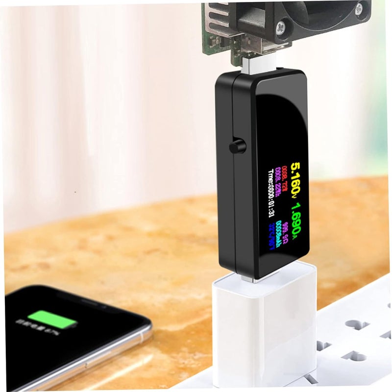 Jojofuny 5 Pcs USB Power Tester LCD Display Voltage Temperature Monitor Capacity Tester - Image 5