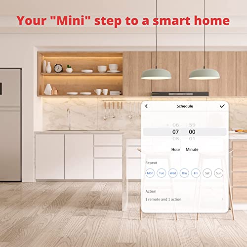 SwitchBot Hub Mini Smart Remote - IR Universal Remote, WiFi IR Blaster for TV, Air Conditioner, Compatible with Alexa, Google Home, Link SwitchBot to Wi-Fi (Support 2.4GHz) - Image 2