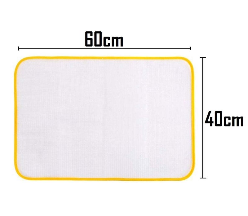 Yogilabel Yogilabel Heat Resistant Ironing Cloth Protective Insulation Pad Home Ironing Mat Mesh Net Ironing Cloth Guard Protects Clothing Iron Delicate Garments Clothes Random Color 1pc - Image 2