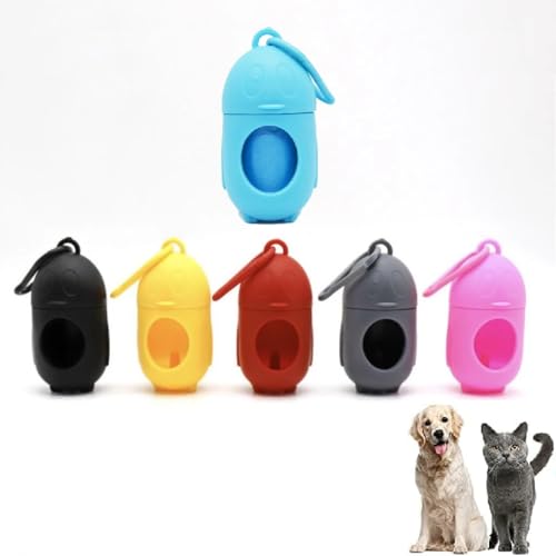 ZIVIK Dog Poop Bags with Dispenser, Biodegradable Garbage Bags, Leak Proof Poop Bag for Dogs, Plastic Waste Pick Up, Pet Potty Picker Bag, Waste Bag (Dispenser + 9 Refill Rolls/135 Bags) - Image 1