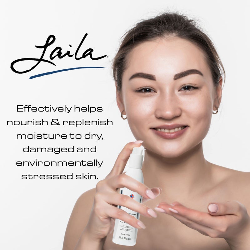Geir Ness Laila Hand & Body Cream - Skin Moisturizing and Nourishing Formula for Soft and Smooth Hands - Vitamin A & E, Aloe Vera and Honey Extract - Image 5