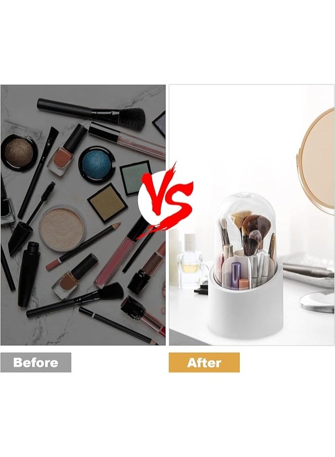 منظم فرش وأدوات الميكب دوار 360° – 7 خانات – تصميم عملي وأنيق ىT - Image 4