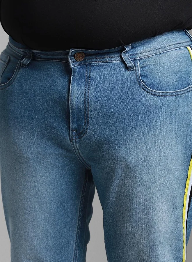 HIGH STAR Men Blue Plus Jeans