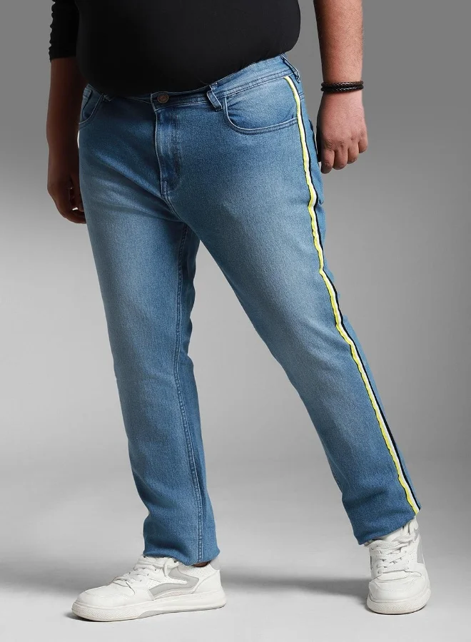 HIGH STAR Men Blue Plus Jeans
