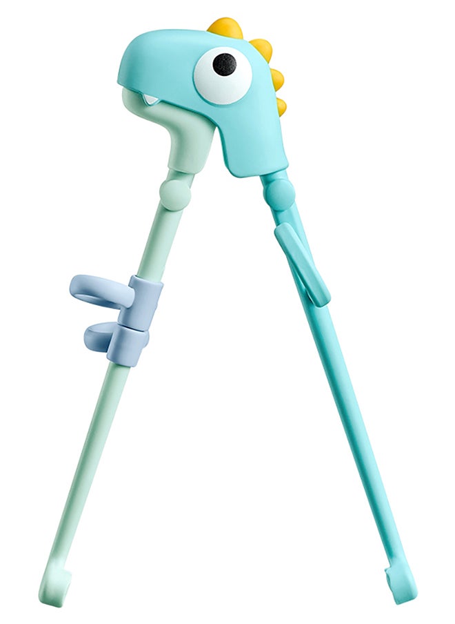 Babycare - Babycare - Dino Training Chopsticks Blue – BPA-Free, Easy-to-Use Training Utensils for Toddlers, Safety Approved - Image 1