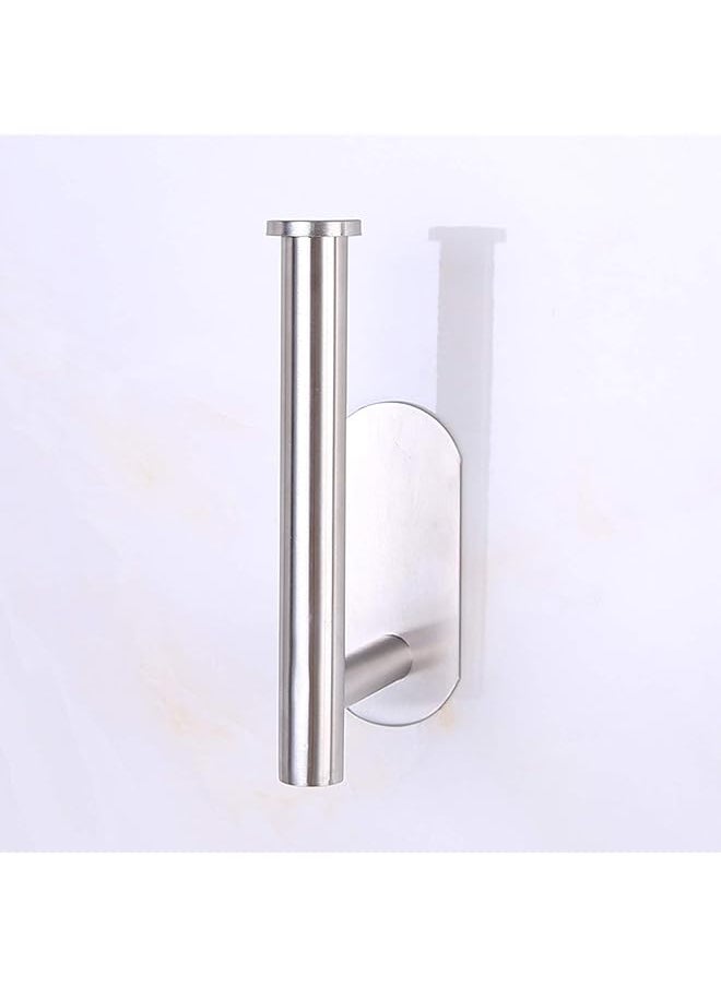 erorex - Toilet Roll Holder 3M Self Adhesive Drilling Paper Holder Stainless Steel Brushed For Kitchen And Bathroom Stick On Wall - Image 1