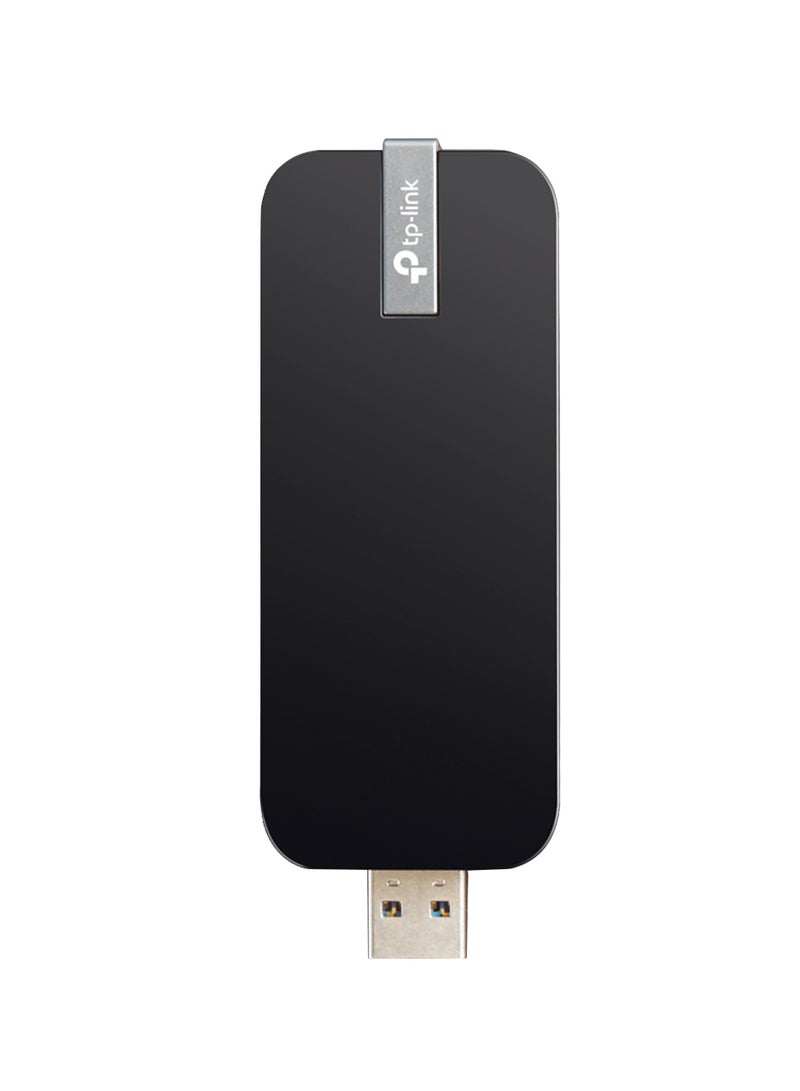 TP-LINK Archer T4U AC1300 Wireless Dual Band USB Adapter, USB 3.0 Wireless Network Dongle with Foldable High Gain Antenna for PC/Laptop, Works with Windows, Mac OS Black - Image 2