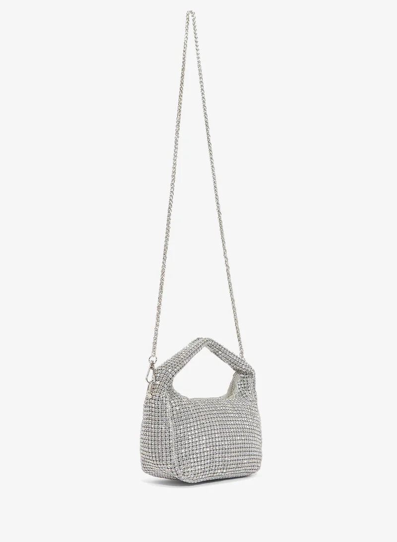 Ella Limited Edition Diamonte Detail Embellished Mini Clutch