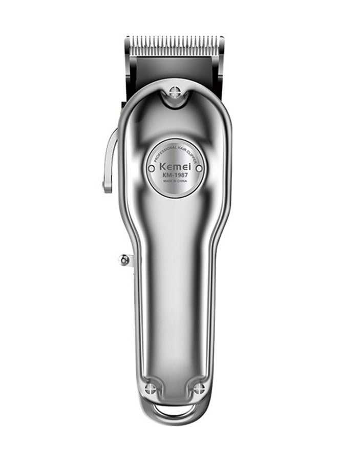 Kemei Professional Hair Clipper KM-1987-silver - Image 1