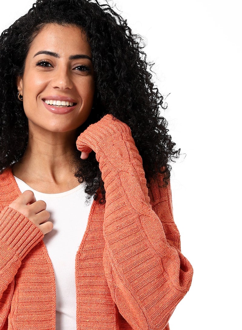 Caesar Womens Wool Open Cardigan - Image 3