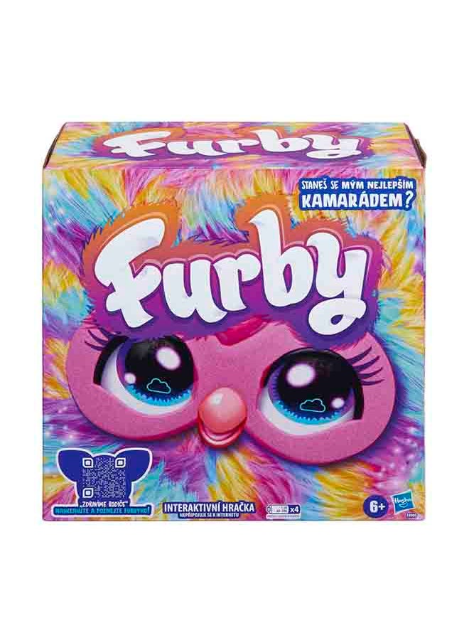 Furby Furby Tie Dye, 15 Fashion Accessories, Interactive Plush Toys for 6 Year Old Girls & Boys & Up, Voice Activated Animatronic  - Image 2