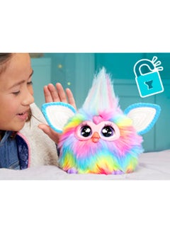 Furby Furby Tie Dye, 15 Fashion Accessories, Interactive Plush Toys for 6 Year Old Girls & Boys & Up, Voice Activated Animatronic  - Image 4