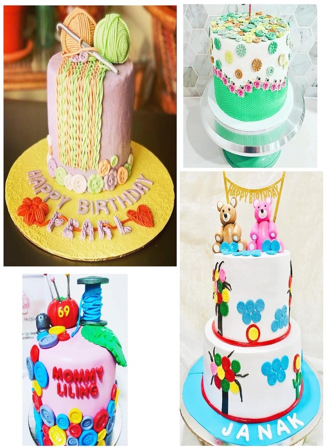QDMOLDS قالب سيليكون على شكل أزرار من QDMOLDS لتزيين الكيك والشوكولاتة والحلوى والكب كيك، مصنوع من عجينة السكر والطين البوليمري - Image 3