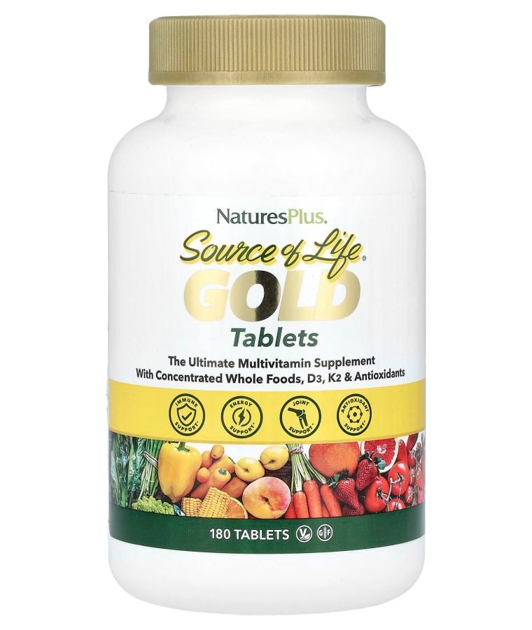 Source of Life® Gold The Ultimate Multivitamin Supplement 180 Tablets